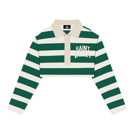 SAINT VALLEY WOMEN'S CROP POLO