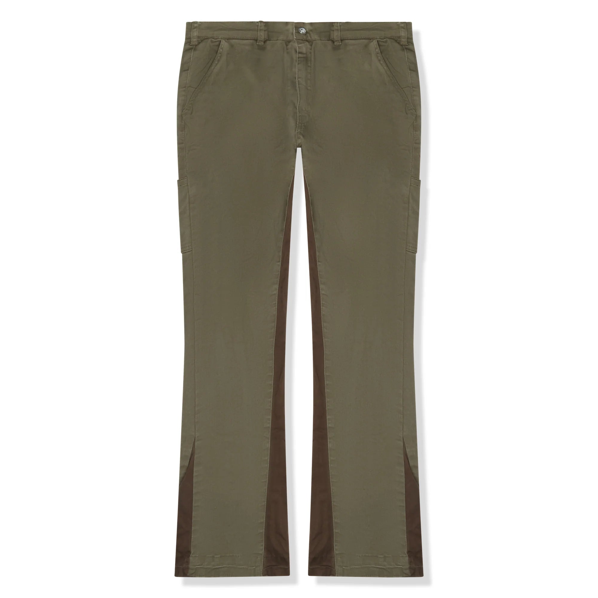 FLARE DENIM - KHAKI