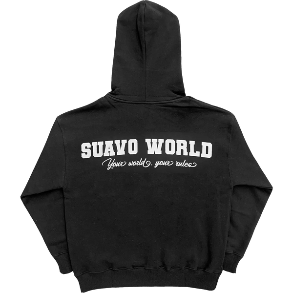 SW ZIP HOODIE - BLACK