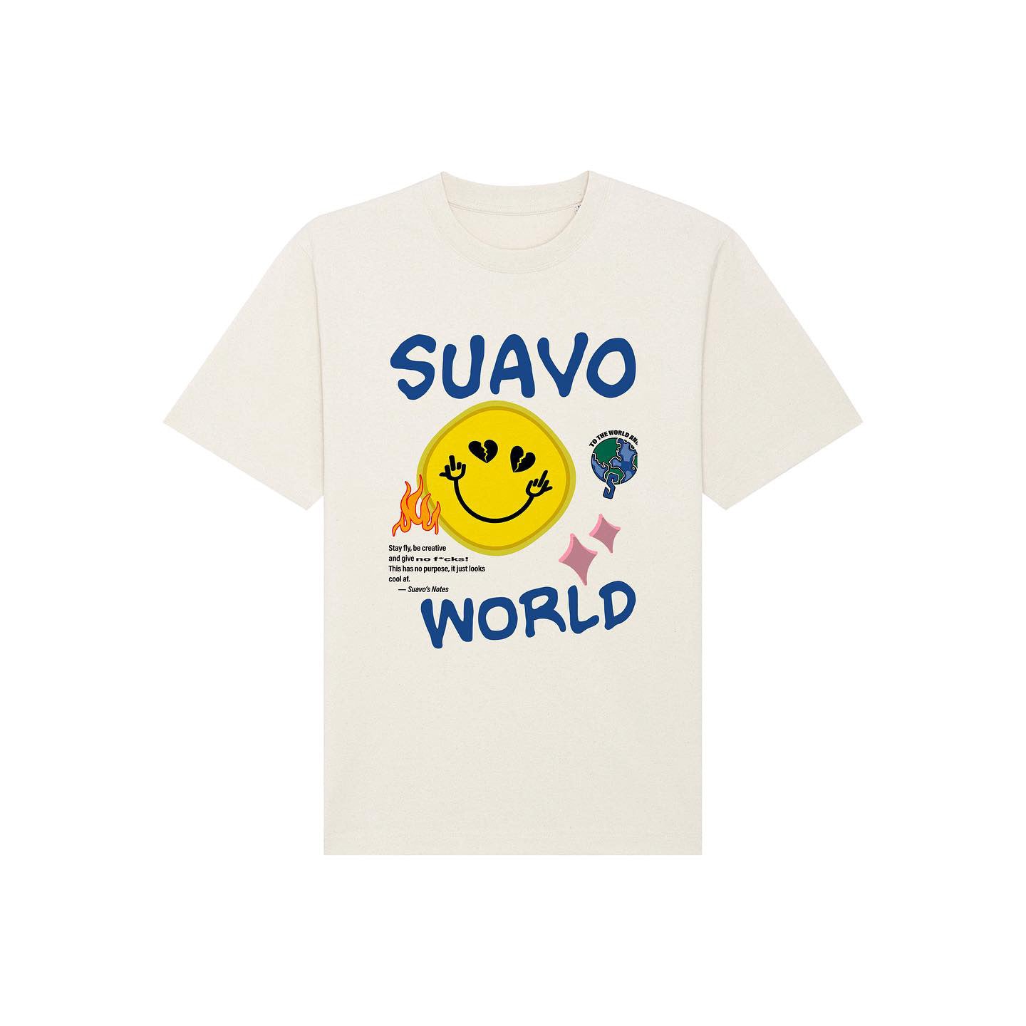 SMILEY T-SHIRT - OFF WHITE