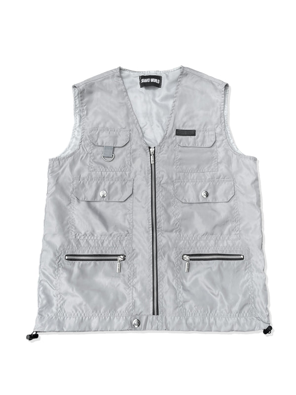 TACTICAL CARGO VEST GREY