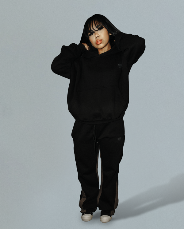 Black 2024 oversized sweatpants