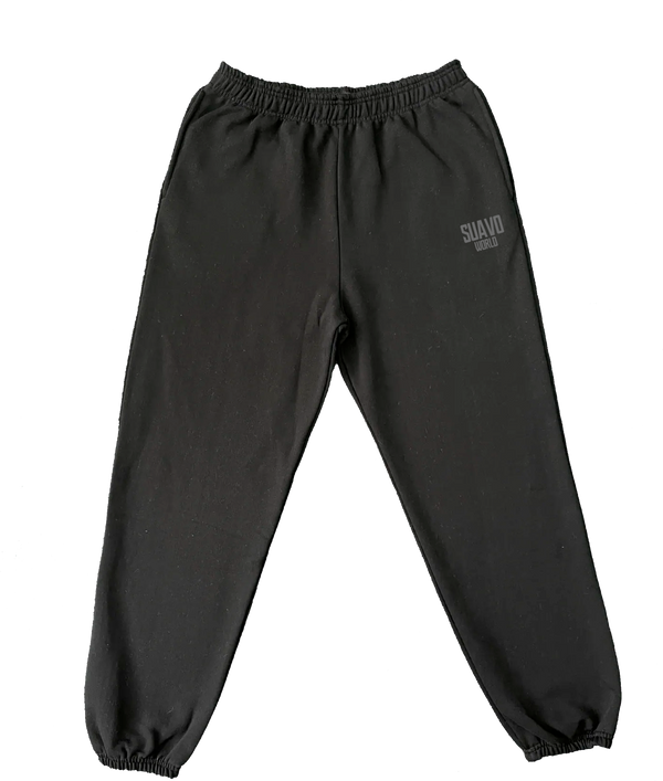 SIGNATURE TRACK BOTTOMS - JET BLACK