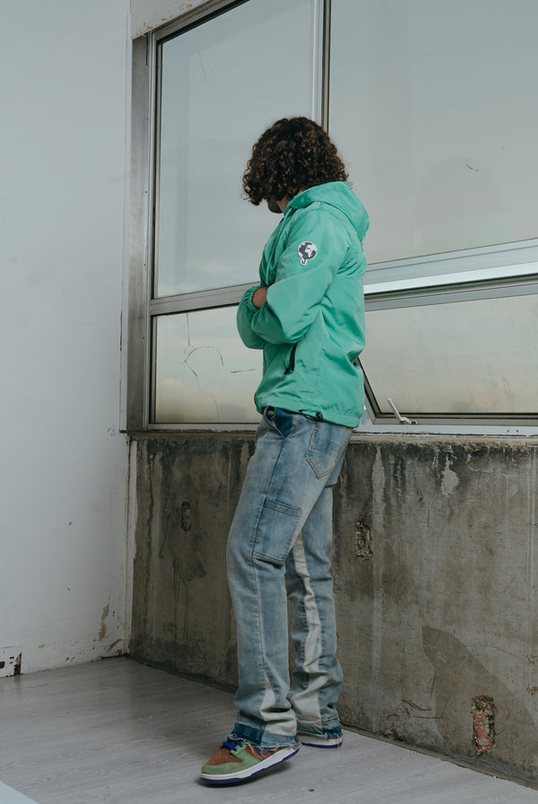 SUAVO WINDBREAKER - MINT GREEN