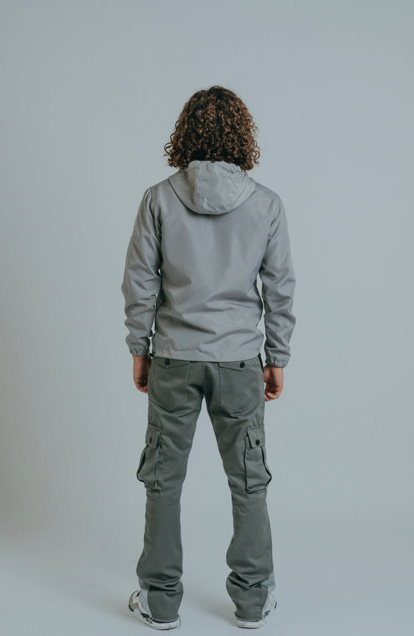 grey cargo pants, cargo flare trousers, mens cargos, cargo trousers, flare cargos, combat pants