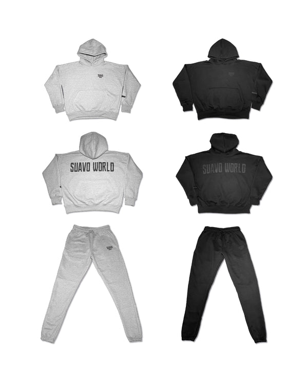 SIGNATURE TRACK BOTTOMS - JET BLACK